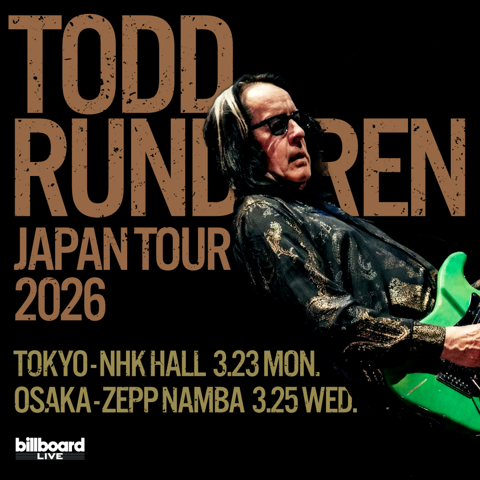販売終了＞Todd Rundgren Japan Tour 2026のチケット予約・購入・販売